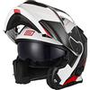 ORIGINE Casco Moto Modulare Bluetooth Omologato ECE Voice Dial Casco Moto Chiamata Vivavoce (SPIKE RED WHITE,XS)