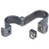 ABUS Portalucchetto - ABUS - 131/140 GateSec - Protezione per recinzioni da cantiere - Acciaio cementato - Anticorrosione