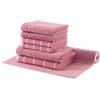 Egeria Line Set con asciugamani, teli doccia e tappetino da bagno, 60 x 100 cm, 206 Dusty, rosa