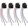 EMSea 4 Pz H4 12 V Presa Luce Dell'automobile Del Faro Del Cablaggio Adattatore H4 Presa H4 Cablaggio Connettore Cablaggio Adattatore per Lampada Auto
