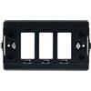 FEB Supporto policarbonato a 3 posti compatibile Bticino Magic 503R- 2603