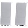 Mapam falso polo 2 pezzi compatibile Vimar Plana 14041 - GEM-F600BI