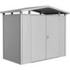 Biohort Casetta da giardino biohort panorama p1 in acciaio zincato colore argento metallizzato con porta battente doppio 273x158x227 cm - cod. 13029