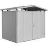 Biohort Casetta da giardino biohort panorama p2 in acciaio zincato colore argento metallizzato con porta battente doppio 273x198x227 cm - cod. 13039