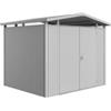 Biohort Casetta da giardino biohort panorama p3 in acciaio zincato colore argento metallizzato con porta battente doppio 273x238x227 cm - cod. 13049