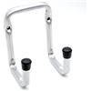 DOJA Barcelona | Ganci a U per Muro | 2 Ganci Bicicletta Muro Semplici | 120x220x50mm| Acciaio Zincato | Appendi Bici da Parete, Supporto da Parete per Kayak, Staffe Porta Attrezzature Sportive