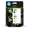 Hp - Combo Pack Cartucce 301-nero, Tricromia