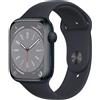 APPLE - IPHONE 2ND SOURCE Apple Watch Series 8 GPS 41mm Cassa in Alluminio color Mezzanotte con Cinturino Sport Band - Regular