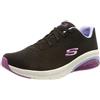 Skechers Skech-air Extreme 2.0 Classic Vibe, Sneaker Donna, Black Mesh Lavender Pink Trim, 37 EU