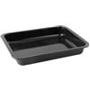 Zenker 7293 Teglia rettangolare XXL, grande Teglia da forno, Rostiera, Lasagnera rettangolare, per arrosti, carni, tiramisù, acciaio smaltato nero, 40 x 29 x 6 cm