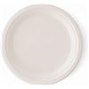 PAPPERI® 50 Piatti Piani cm 22, biodegradabili e compostabili, in Fibra di Canna da Zucchero Naturale, Estremamente rigidi e Resistenti, ideali in casa, catering e ricevimenti