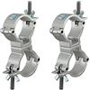 JLTPH Truss Clamp 48-51mm Morsetto da Palcoscenico in Finitura di Lega di Alluminio Per Altoparlanti Moving Head Light illuminazione Accessori Portata Massima Fino a 100 kg Truss Morsetto