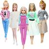 Walenbily Abiti Moda Abbigliamento Dolls - 5 Set Vestito per Bambole con Accessori
