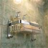Croydex-Cestino in alluminio, colore: argento, Large