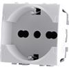 Mapam Presa Schuko Unel 230V 16A compatibile Bticino Light N4140/16 - ART-F814-BI