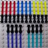LEGO Star Wars - Spada Laser con Manico Nero, 20 Pezzi, 5 Colori