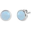 Engelsrufer - Orecchino Argento Sterling Agata Donna, Argento, Durchmesser 10 mm - ERE-BA-ST