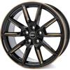 Cerchi in lega Borbet Lx18 8.0x18 Black Glossy Gold Spoke Rim