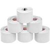 ALPIDEX Nastro Kinesiologico Tanti Colori 1/3/ 6/12 Rotoli 5 m x 5,0 cm E-Book Esempi Applicazione Tape Kinesiologico Muscolare Cerotto, Colore:bianco, Quantità:6 rotolo