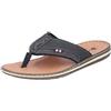 Rieker 21084, Infradito Uomo, Schwarz (Schwarz/Anthrazit/Schwarz / 00), 40 EU