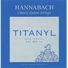 Hannabach Corde per chitarra classica, Serie 950 tensione alto Titanyl - corde singole B2/Si2