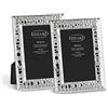 EDZARD Cornice Gubbio set da 2 (13x18 cm) placcata argento antiossidante