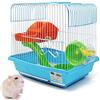 BPS BUENA PET SHOP BPS® - Gabbia per criceto con scala, tunnel e casetta, invio casuale, 28 x 21 x 31 cm, mod. BPS-1340