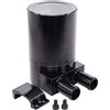 HouYeen, Vaschetta di recupero olio in alluminio 500ml 19mm per BMW E60 E82 E90 E91 E93 N54 135i 335i 535i xDrive