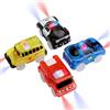 sikkeby Tracks Cars, Set Di 4 Giocattoli Per Auto Cars, Con 5 Luci a LED Lampeggianti, Si Illuminano Al Buio, Compatibili Con La Maggior Parte Dei Tracks Per Bambini, Ragazzi e Ragazze