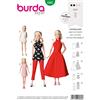burdastyle Burda B6960 - Cartamodello per Abiti da Bambola, 19 x 13 cm (Lingua Inglese)