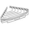 Croydex - Cestello angolare in alluminio, 60 x 310 x 205 mm