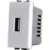 Mapam Presa USB 5V 2A 230V Compatibile Bticino Light N4285C - ART 829B
