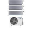 Panasonic Climatizzatore Trial Split Etherea Silver 9+9+18 con CU-3Z68TBE Inverter R-32 Wi-FI Classe A++ ,