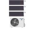 Panasonic Climatizzatore Trial Split Serie Etherea Dark 9+12+12 con CU-3Z68TBE Inverter R-32 Wi-Fi Classe A++ ,