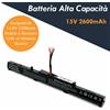 Compatibile Asus Batteria Alta Capacità per Asus F552E Series (Potenziata)