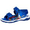 Sonic The Hedgehog Sega - Sandali sportivi per bambini, punta aperta, facili da allacciare, scarpe estive, multicolore, multicolore, Blu, 31 EU