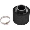 GOOFIT Filtro Aria Spugna Moto 42mm Verticale Universale Pit Bike Sostituzione per 49cc 50cc 70cc 90cc 110cc 125cc Motocross Pocket Bike Scooter Quad Nero