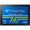 Timetec SSD 3D NAND QLC SATA III 6 Gb/s 2,5 pollici 7 mm (0,28) Velocità di lettura fino a 550 MB/s SLC Cache Performance Boost unità a stato solido interna per PC desktop e laptop (1TB)