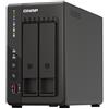 QNAP TS-253E Nas Tower Collegamento Ethernet Lan Nero J6412