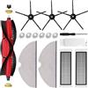 UPUPDAY Kit di Ricambi per Xiaomi Roborock S5 Max S6 Max Pure MaxV S50 S51 S55 S60 S65 - 1 Spazzola Principale, 2 Filtri HEPA, 3 Spazzole Laterali, 2 Panni, 6 Filtri per l'Acqua