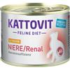 Kattovit Reni/Renal Insufficienza renale 12 x 185 g Alimento umido gatti - Pollo