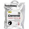 Gamma Supreme Manico Band Over Grip 15 Tour Pack, Bianco, agsob - 10