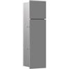 Emco Asis Pure - Modulo WC da incasso, con porta scopino e porta carta igienica con scomparto aggiuntivo, con funzione Push to Open e chiusura a sinistra, grigio opaco