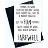Peachy Antics Wall Smart Designs Lasciando Carte Nuovo Lavoro Carte Collegio Card Coworker Card Regalo Addio Divertente Ricordi Biglietti Auguri Buona Fortuna Congratulazioni Promozione PC598