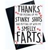 Wall Smart Designs Biglietto di auguri di compleanno divertente da The Dog Card for him her Pet Card Dog Lovers, biglietto di Natale per cane, papà, mamma, cane, papà, scherzo, PC626