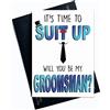 Wall Smart Designs Divertente biglietto da groomsman con scritta in lingua inglese "It's time to suit up" (lingua italiana non garantita)