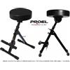 PROEL KGST10 SGABELLO PROFESSIONALE CON POGGIAPIEDE PER CHITARRA / TASTIERA