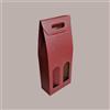 LUCGEL 10 Pz Scatola Astuccio Porta 2 Bottiglie 750 ml Vino Riesling in Cartoncino grafica Seta Bordeaux 180x90H420mm