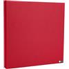 Bluetone Acoustics Wall Panel Pro - Pannelli fonoassorbenti professionali per eliminare rumore ed eco - Pannelli acustici per studio, ufficio, soggiorno (50x50x5cm, Rosso)