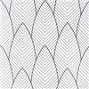 JOLIHOME Carta da Parati Minimalista Moderna Adesivo da Parete Impermeabile Autoadesivo in Bianco e Nero con Motivo Geometrico per Bagno Soggiorno Camera da Letto da Cucina 44,5x500 cm